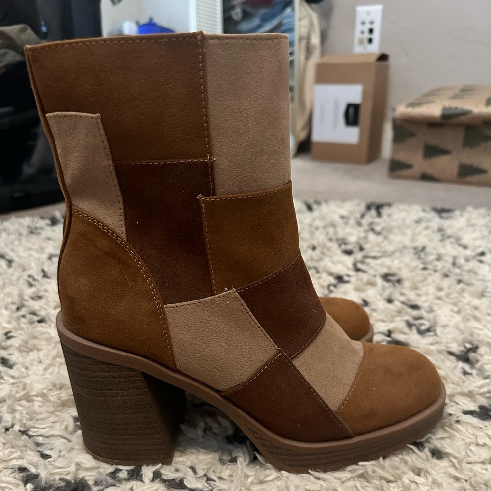 Universal Thread Patchwork Boots